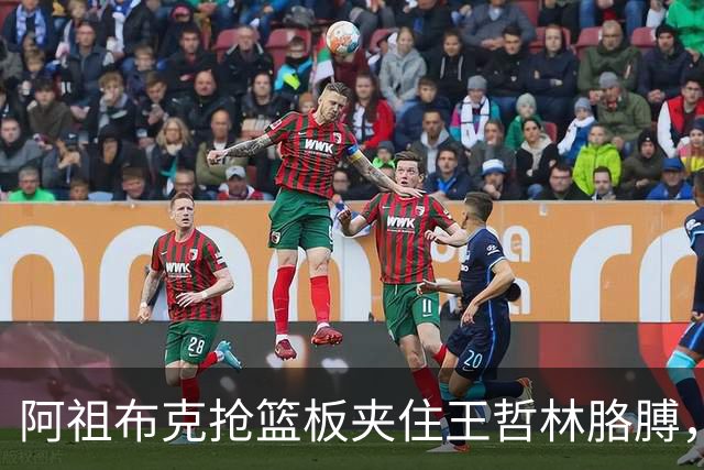 阿祖布克抢篮板夹住王哲林胳膊，古德温上前推搡阿祖被吹技犯